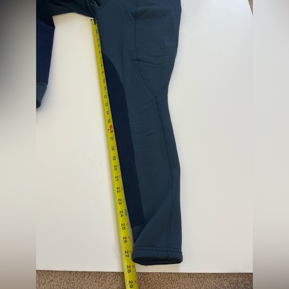 Kerrits Equestrian Pull On Riding Pants Fleece Lined Navy Size Medium - Picture 8 of 9